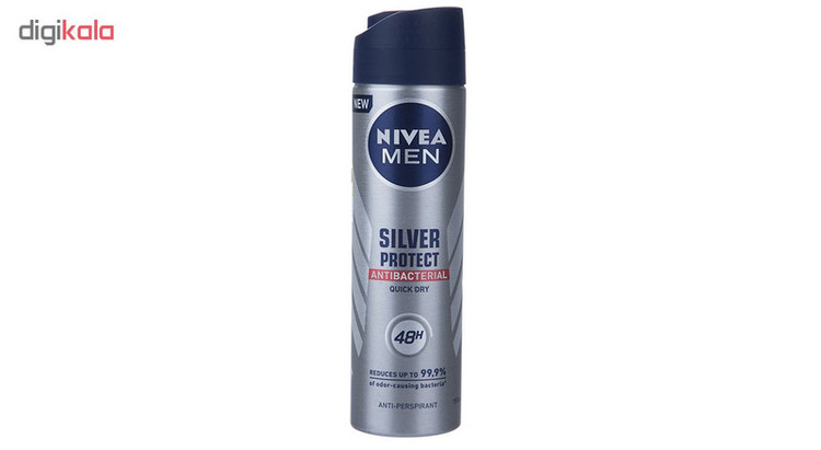 اسپری ضد تعریق مردانه نیوآ مدل Silver Protect حجم 150 میلی لیتر