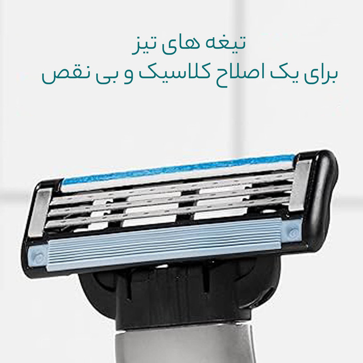 تیغ یدک ژیلت مدل Mach3 بسته 5 عددی
