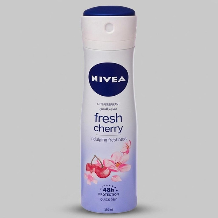 اسپری ضد تعریق زنانه نیوآ مدل Cherry Fresh حجم 150 میلی لیتر