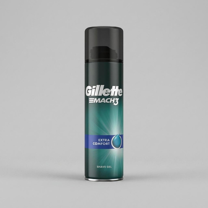 ژل اصلاح ژیلت مدل Mach3 Extra Comfort حجم 200 میلی لیتر