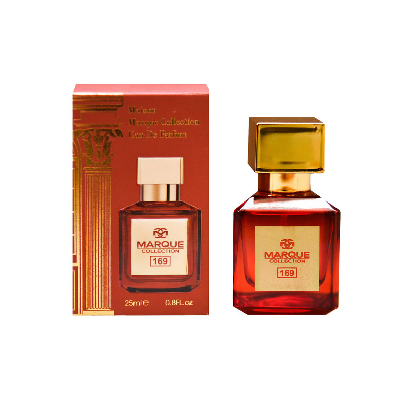 عطر جیبی زنانه مارکویی کالکشن مدل MFK Baccarat Rouge 540 کد 169 حجم 25 میلی لیتر