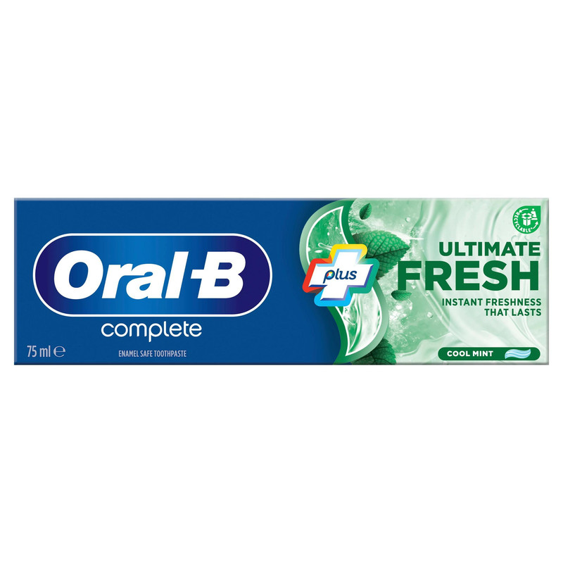 خمیر دندان اورال بی مدل Ultimate Fresh حجم 75 میلی لیتر