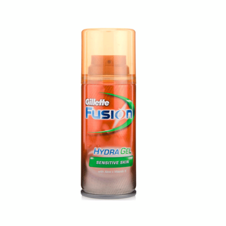 ژل اصلاح مردانه ژیلت سری Fusion مدل Sensitive حجم 75 میلی لیتر