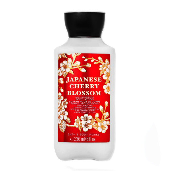 لوسیون بدن بث اند بادی ورکز مدل Japanese Cherry Blossom حجم 236 میلی لیتر