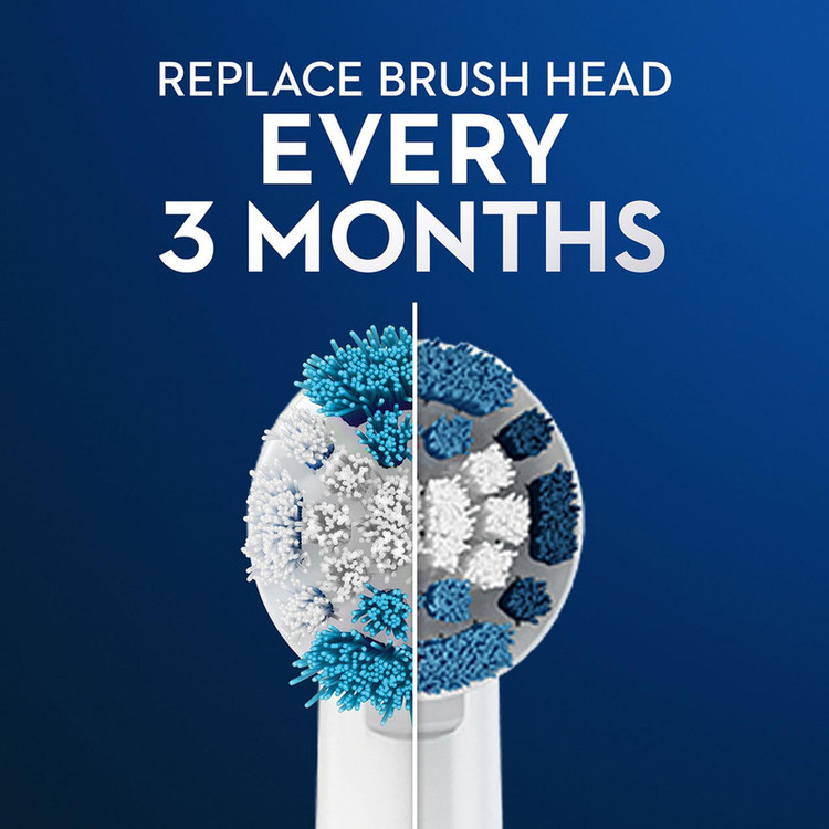 سری مسواک برقی اورال بی مدل Oral-B Precision Clean بسته 2 عددی