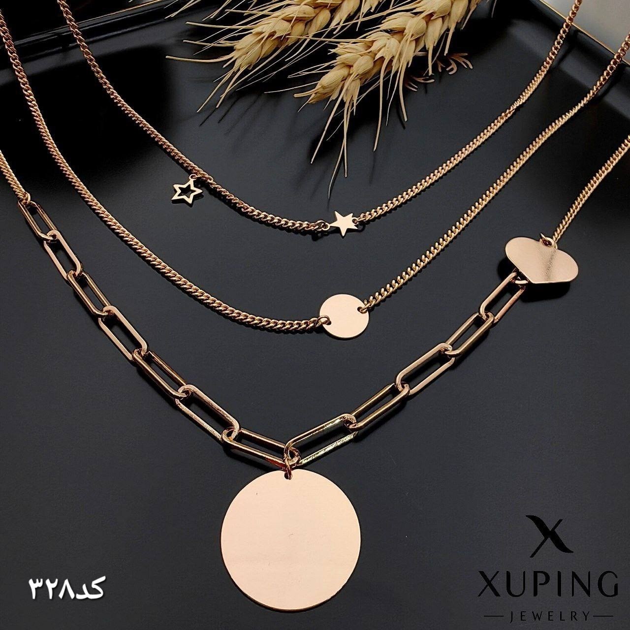 گردنبند دولاین برند ژوپینگ کد 328