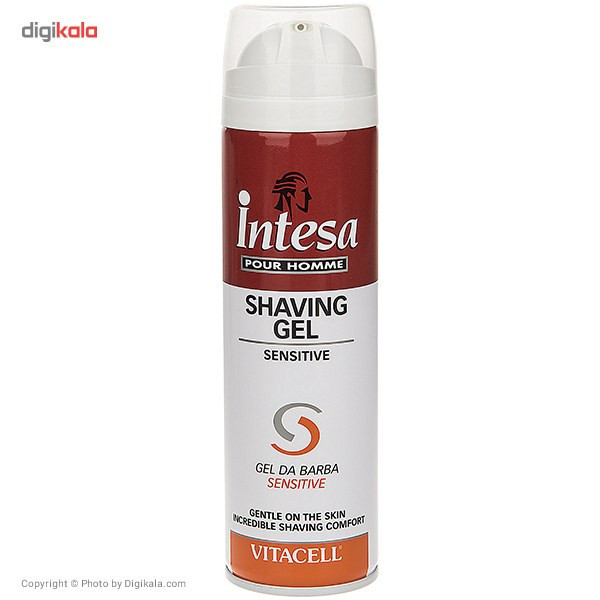 ژل اصلاح مردانه اینتسا مدل Vitacell حجم 200 میلی لیتر