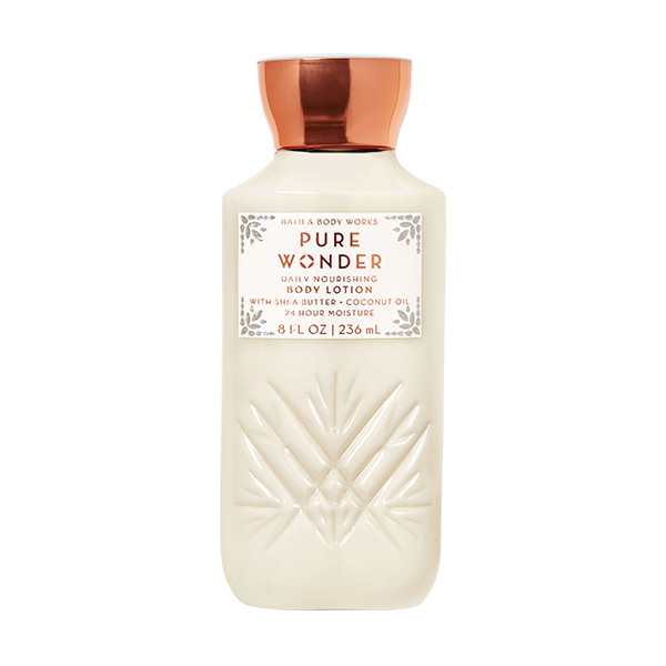لوسیون بدن بس اند بادی ورکز مدل Pure Wonder حجم 236 میلی‌لیتر، ضد خشکی، حاوی ویتامین E، مناسب انواع پوست