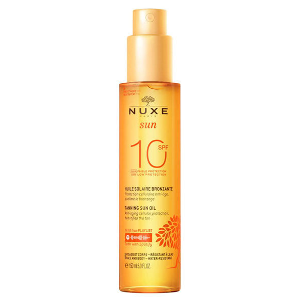 روغن برنزه کننده نوکس مدل Huile Solaire 10 حجم 150 میلی لیتر