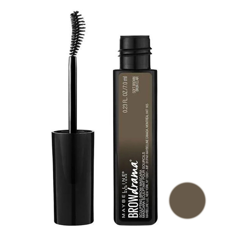 ریمل ابرو میبلین مدل sculpting brow شماره 1 رنگ قهوهای روشن