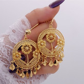 گوشواره آویز طرح گل