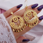 گوشواره آویز طرح گل