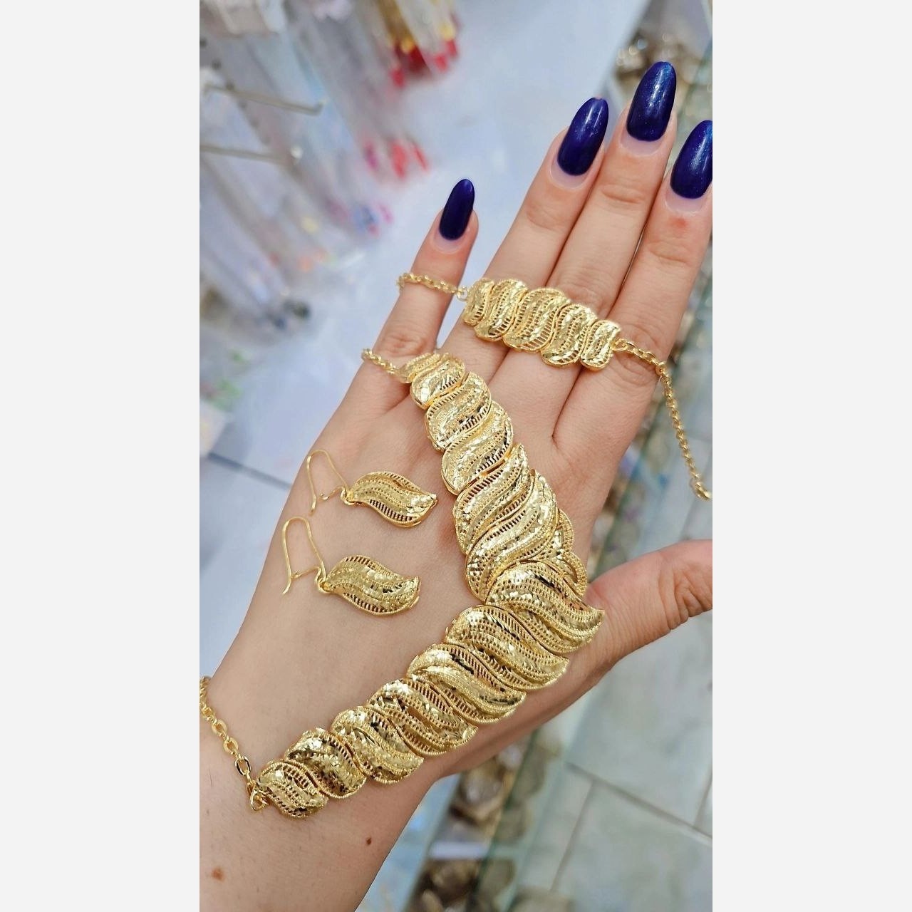 سرویس برنجی طرح خامه