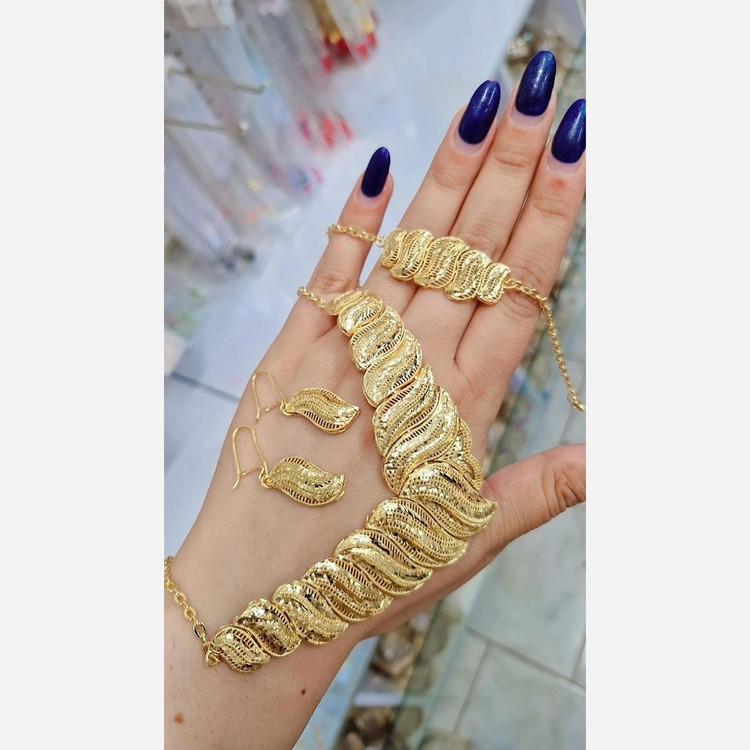 سرویس برنجی طرح خامه