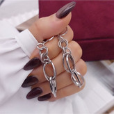 گوشواره در دو رنگ سیلور و طلایی