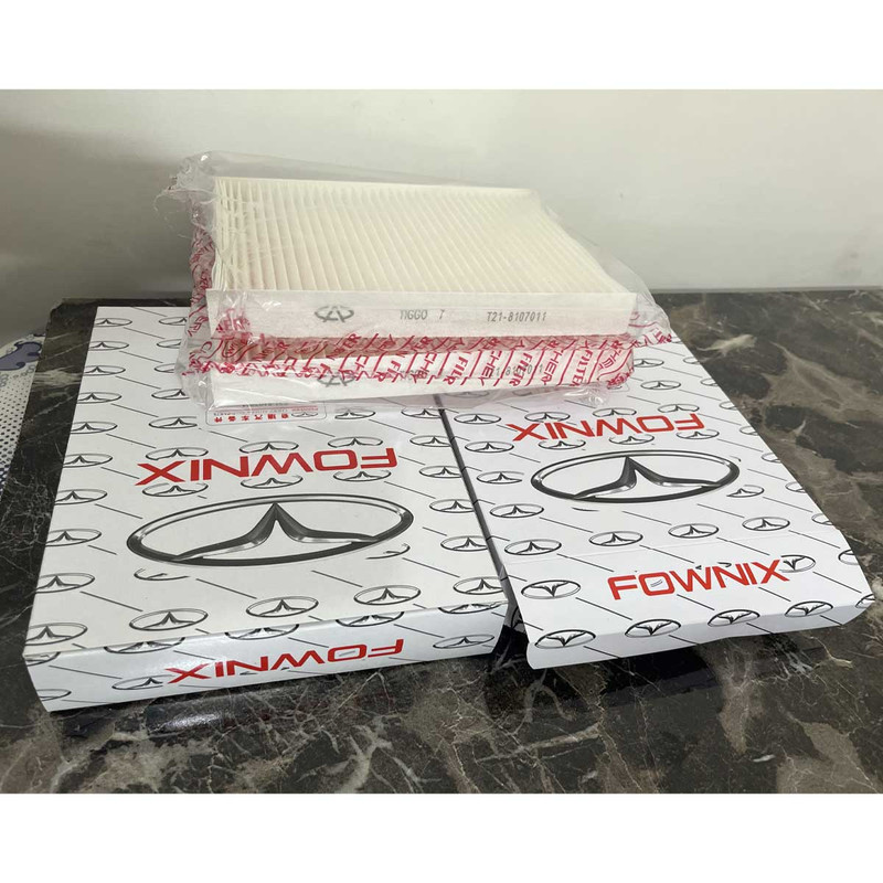 فیلتر کابین خودرو مدل T21 مناسب برای تیگو 5و7و8/فونیکسFX/ایکس 55 بسته چهار عددی