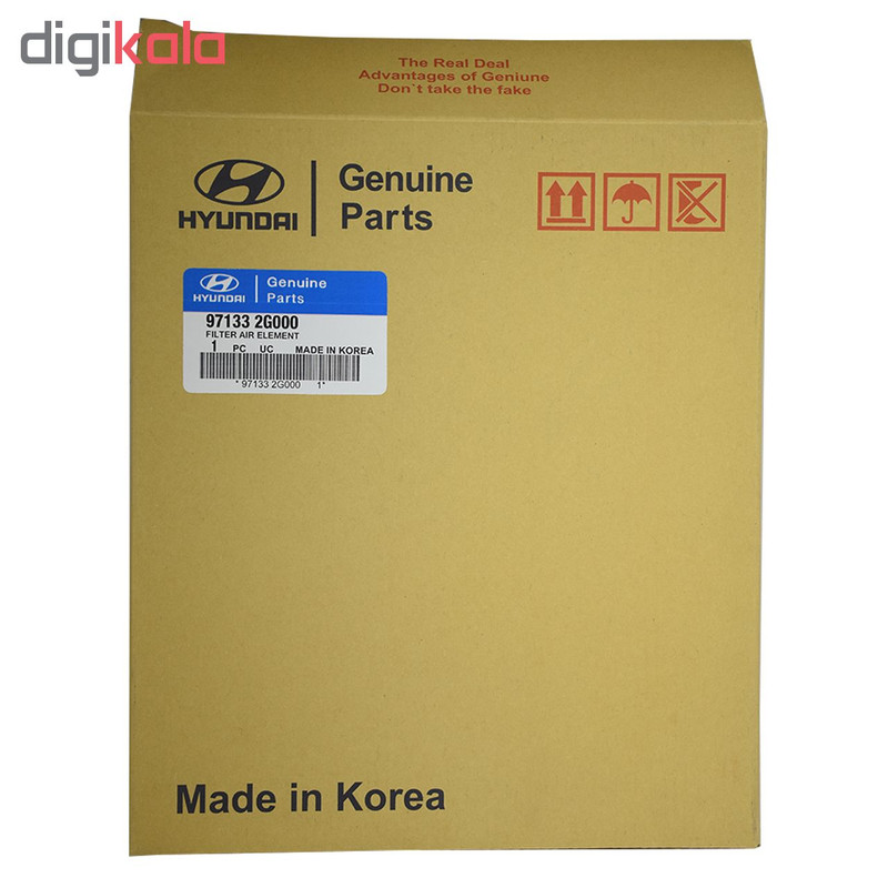 فیلتر روغن خودرو هیوندای جنیون پارتز مدل 2630035504 مناسب برای سوناتا به همراه فیلتر کابین و فیلتر هوا