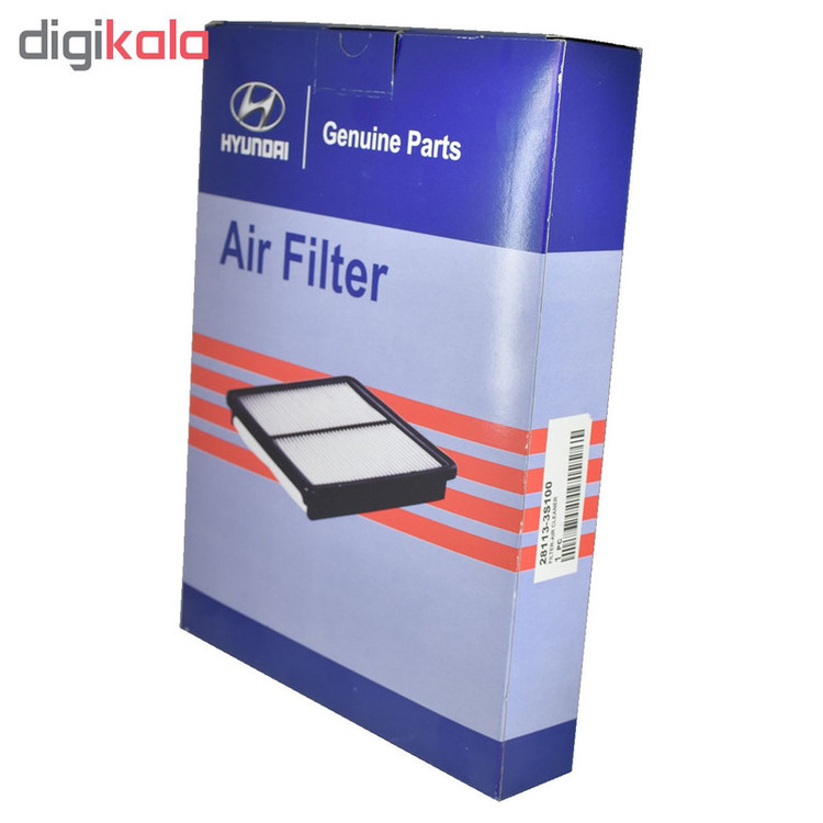 فیلتر روغن خودرو هیوندای جنیون پارتز مدل 2630035504 مناسب برای سوناتا به همراه فیلتر کابین و فیلتر هوا