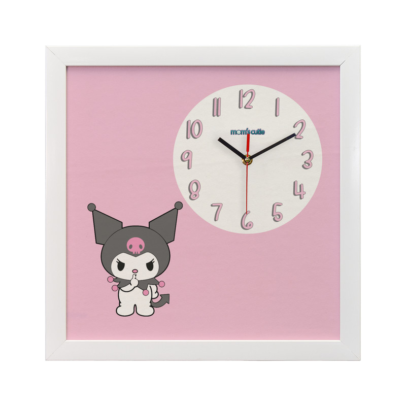 ساعت دیواری کودک مامز کیوتی مدل کرومی S-207