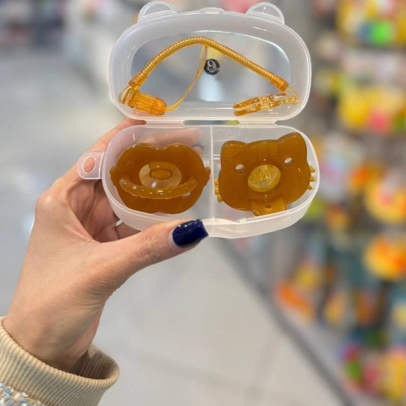 پستانک ارتودنسی مدل گربه بسته سه عددی