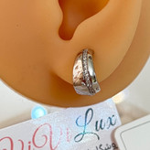 گوشواره ژوپینگ نقره ای اورجینال روکش طلا رنگ ثابت استفاده روزانه و حمام