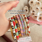 دستبند میناکاری اورجینال وارداتی برجسته آبکاری طلا