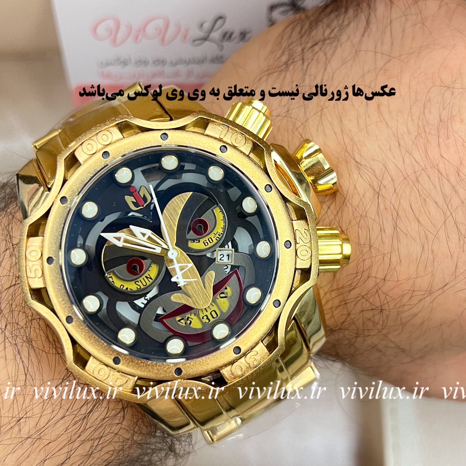 ساعت مردانه اورجینال نپیک مدل معروف اینویکتا جوکر INVICTA Joker