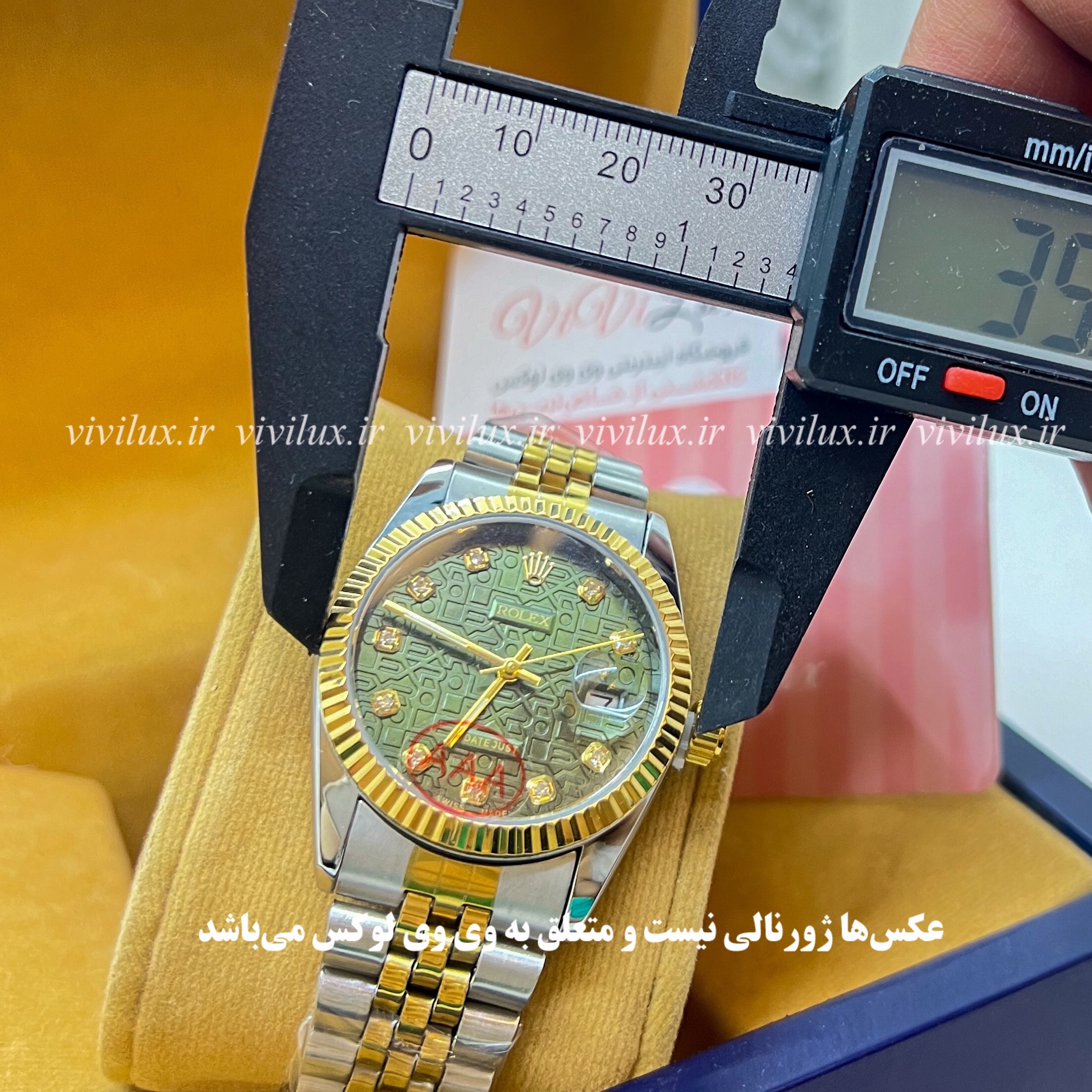 ساعت مچی مردانه رولکس گرید درجه یک AAA وارداتی لیبل دار