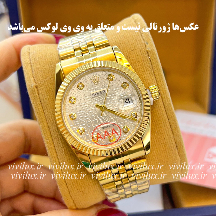 ساعت زنانه رولکس گرید درجه یک AAA وارداتی با لیبل