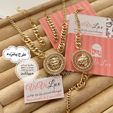 نیم ست زنانه ورساچه برابر با طلا