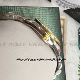 ساعت زنانه رولکس نگین دار قفل اصلی آبی مالتی کالر