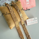 دستبند ژوپینگ اورجینال روکش طلای 18 عیار برابر با مدل اصل طلا رنگ کاملا ثابت با استفاده روزمره