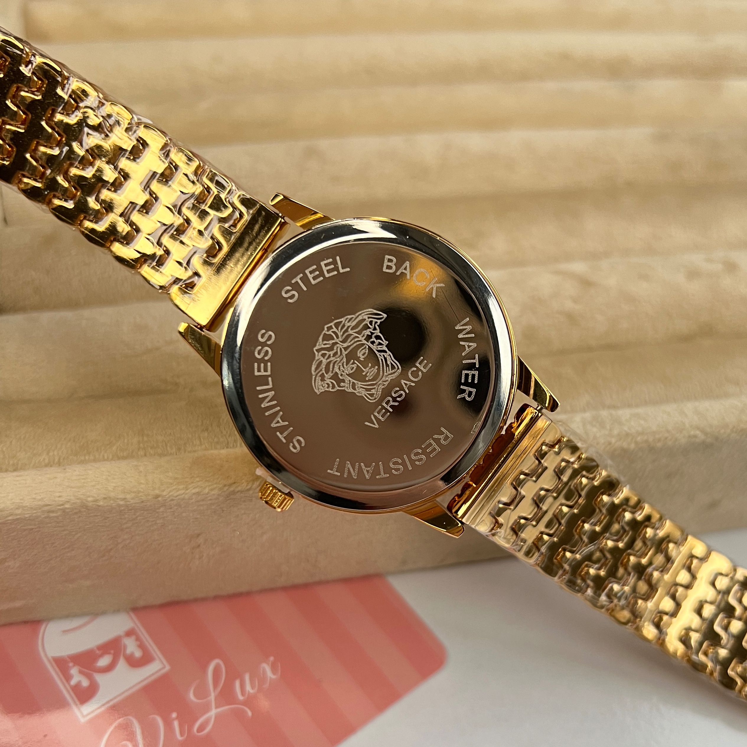 ساعت ورساچ زنانه و دخترانه لوکس استیل کیفیت عالی و رنگ ثابت ورساچه Versace