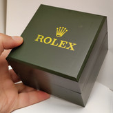 جعبه هاردباکس رولکس سبز بالشتک دار داخل سبز rolex جعبه ساعت رولکس