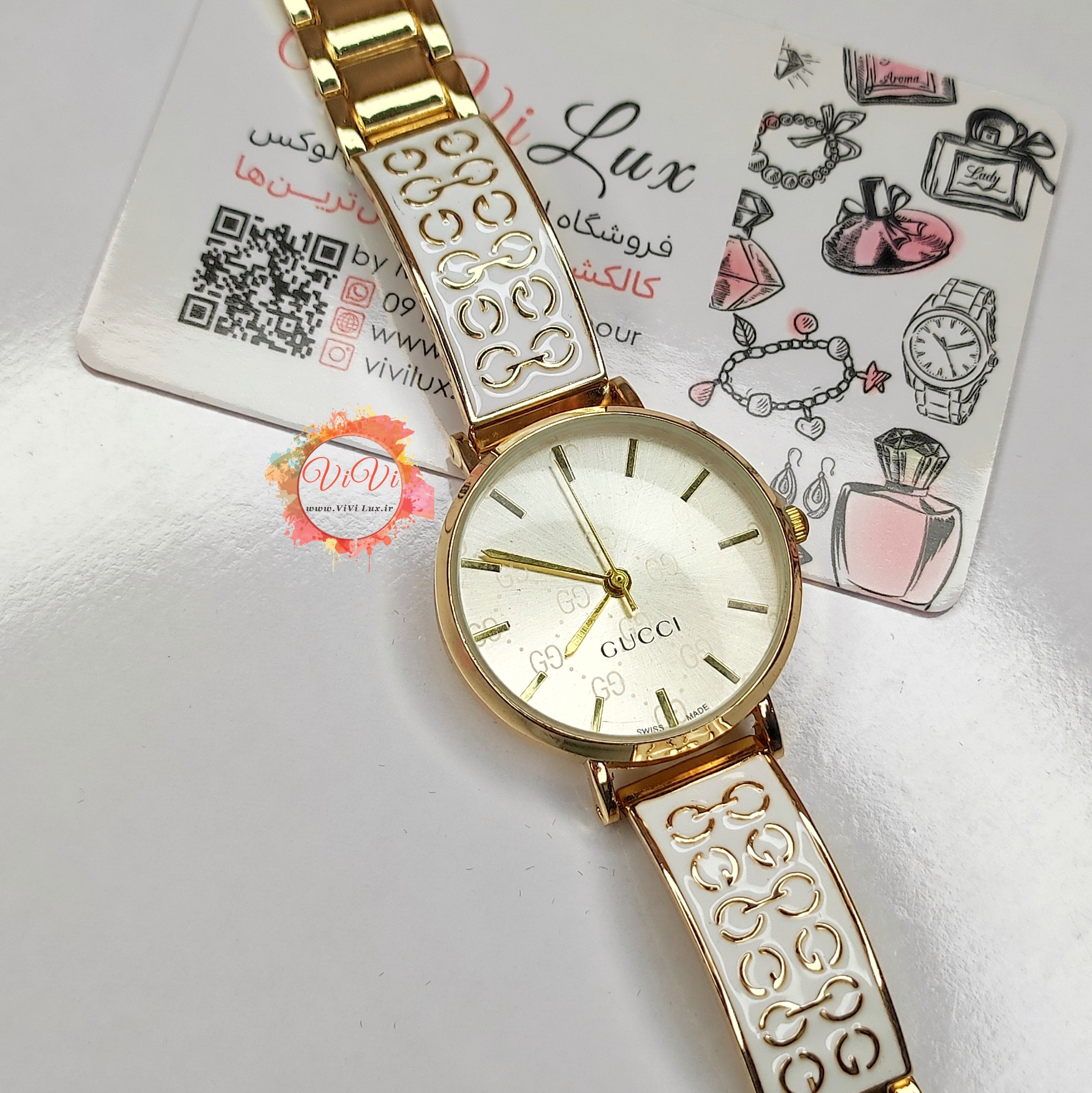 ساعت اورجینال گوچی مجلسی زنانه کیفیت عالی GUCCI