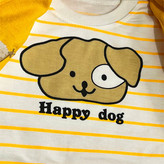 ست 3 تکه لباس نوزادی مدل Happy Dog کد Za3