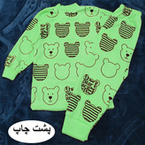 ست تی شرت و شلوار بچگانه طرح کله خرسی کد Sa5