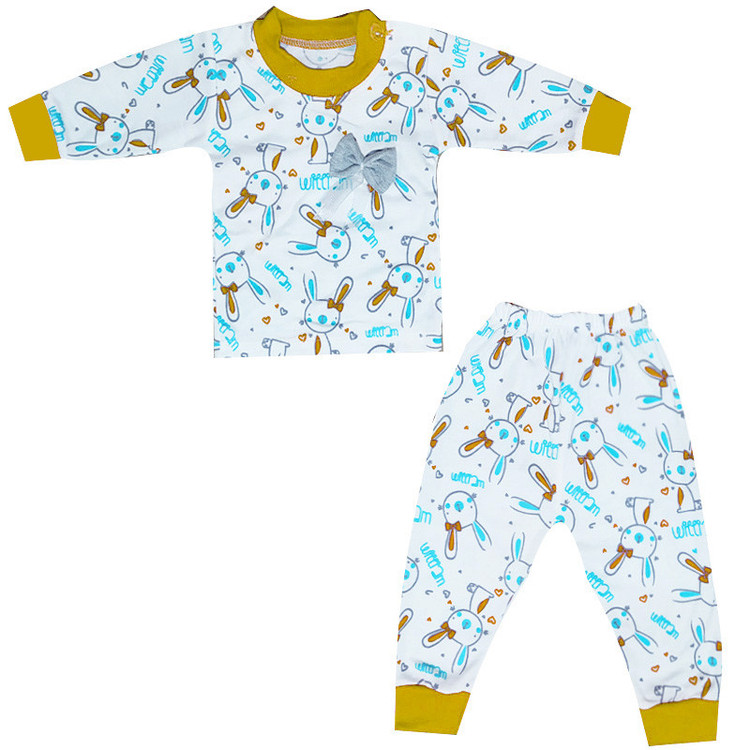 ست تی شرت و شلوار نوزادی مدل خرگوش کد Kha2