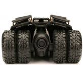 ماشین بازی فانتزی رساکو مدل batmobile with batman با بدنه پلاستیکی، الهامگرفته از نمونه واقعی، 6 چرخ و ابعاد 320x190x140 میلیمتر