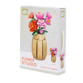 ساختنی 550 تکه مدل گل کاملیا با گلدان طرح Camellia کد 9114A