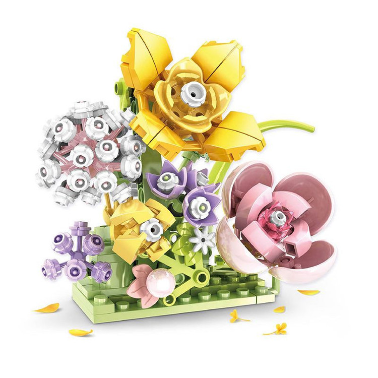 ساختنی 178 تکه ووما طرح Blocks Flower Series کد C20001