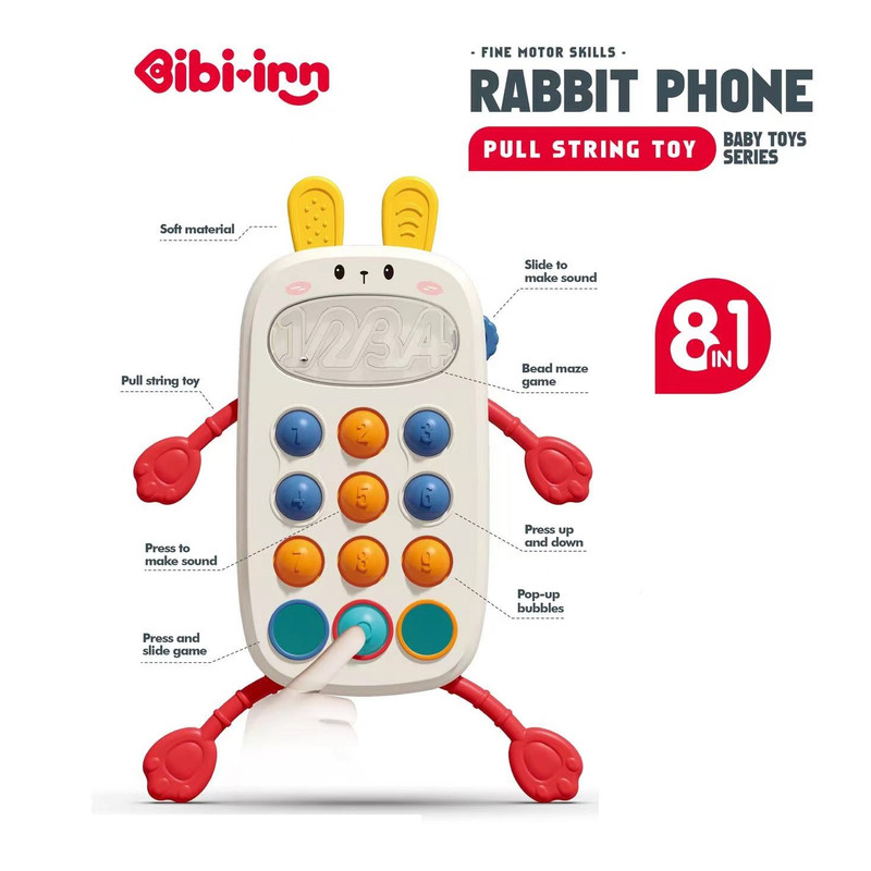 بازی آموزشی بی بی این مدل Rabbit Phone کد 64-688