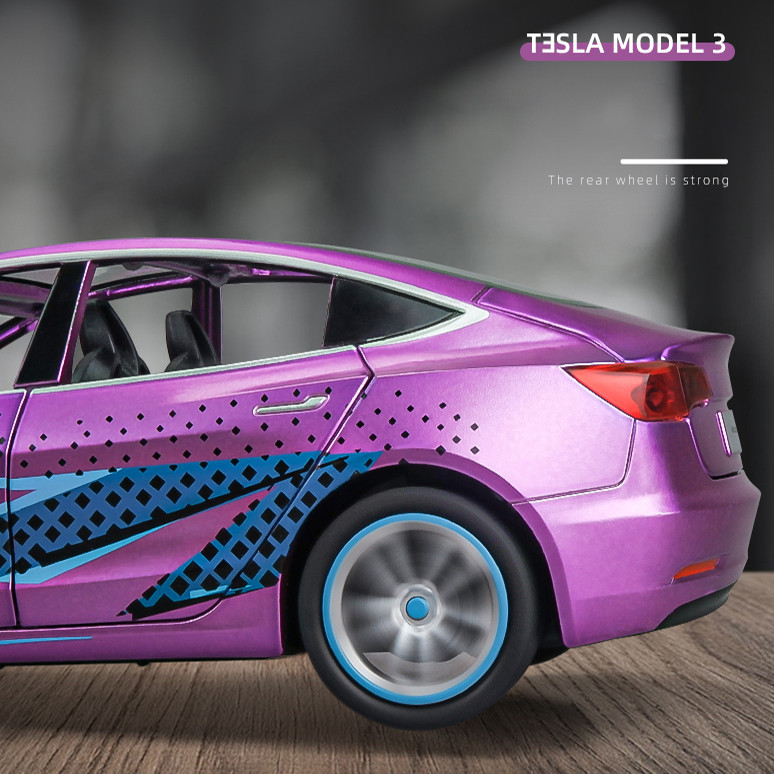 ماکت ماشین مدل تسلا Tesla4