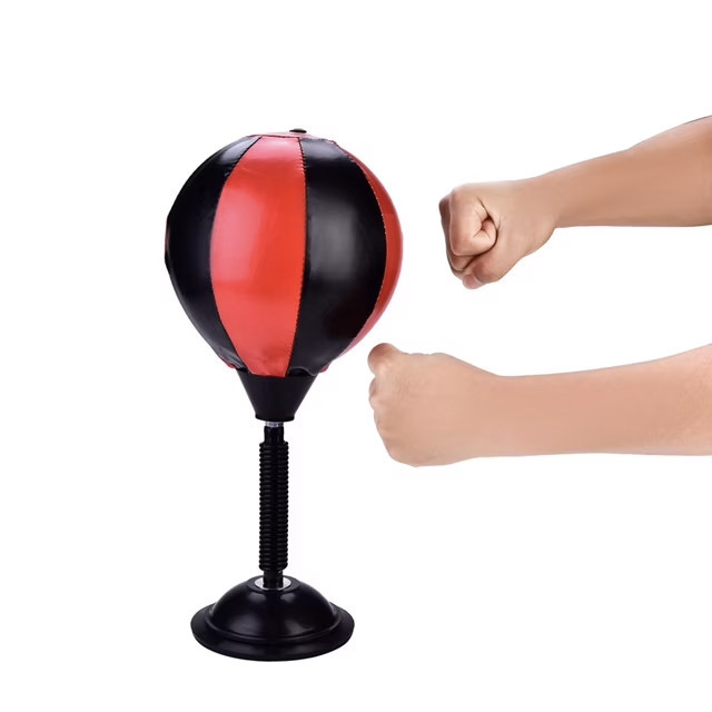 اسباب بازی مدل کیسه بوکس رومیزی طرح table boxing مجموعه 4 عددی کد 518-1A