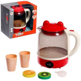 اسباب بازی مدل کتری بخار کن طرح وسایل دار کد HJ-605 مجموعه 6 عددی