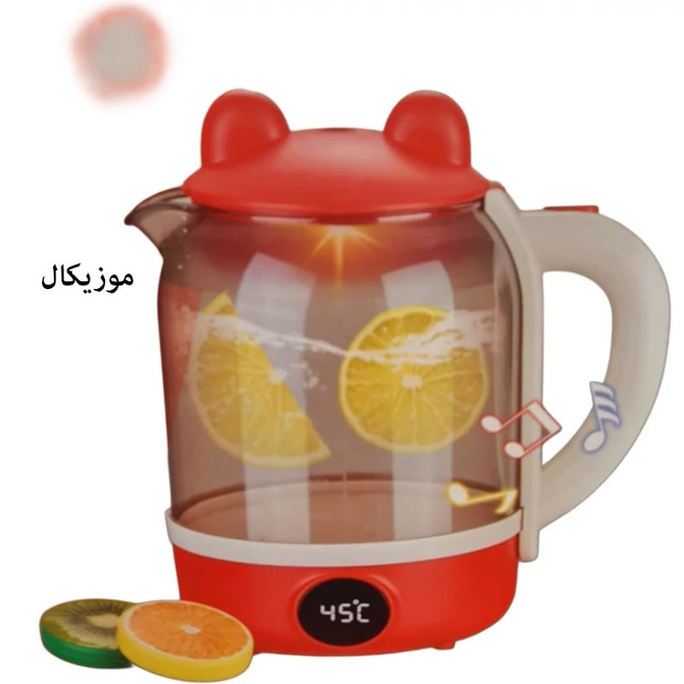 اسباب بازی مدل کتری بخار کن طرح وسایل دار کد HJ-605 مجموعه 6 عددی