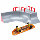 اسباب بازی مدل اسکیت انگشتی به همراه زمین بازی ماژولار طرح Skatepark کد 1810-13B