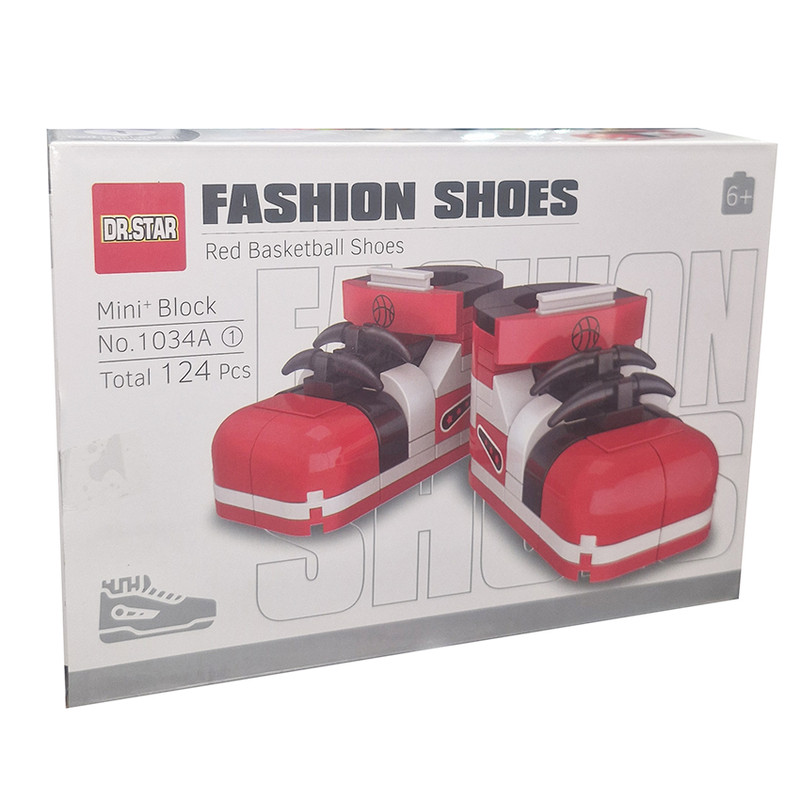 ساختنی 124تکه دکتر استار مدل کتونی بسکتبال طرح basketball shoes کد 1034 A