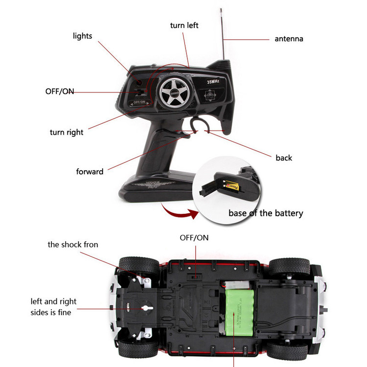 ماشین بازی کنترلی مدل جیپ هامر HUMMER H2 1:12 کد 960