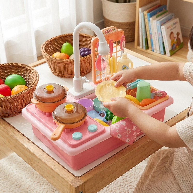 اسباب بازی سینک ظرفشویی مدل Kitchen کد 41